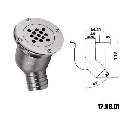 Cockpit Drain S.S.